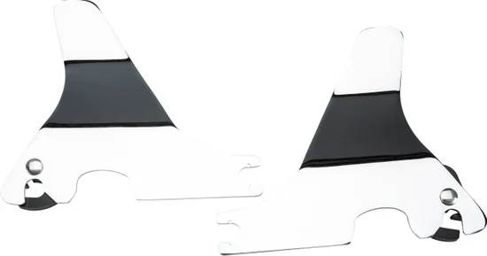 Harddrive Chrome Detachable Sissy Bar Side Plates Pair
