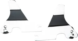 Harddrive Chrome Detachable Sissy Bar Side Plates Pair
