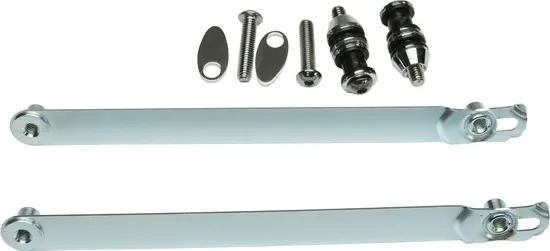 Harddrive Chrome Detachable Sissy Bar Docking Hardware Kit