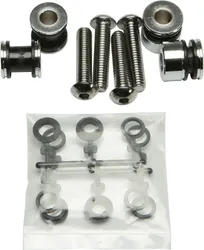 Harddrive Chrome Detachable Sissy Bar Docking Hardware Kit