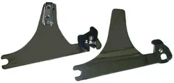 Harddrive Chrome Detachable Sissy Bar Side Plates Pair