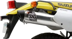 DG RST Dual Sport Slip On Exhaust Muffler Pipe w Spark Arrestor