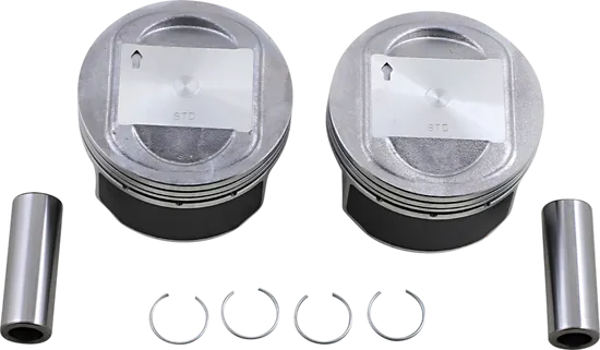 DS Piston Kit 3.875in Std Bore 10.25:1