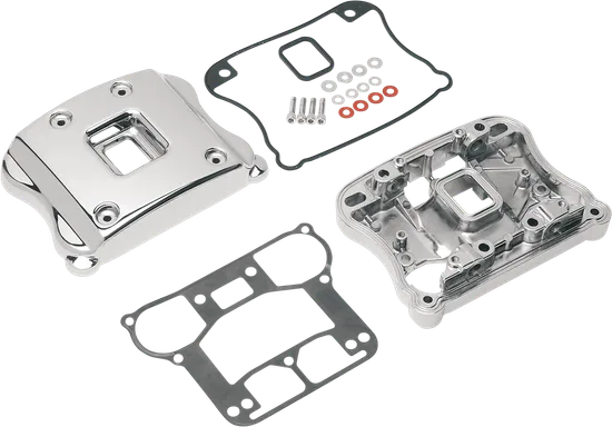 DS Chrome Aluminum Rocker Box Cover Kit