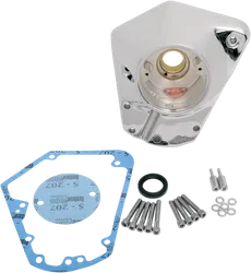 DS Chrome Aluminum Cam Shaft Cover Kit