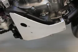 Works MX Aluminum Silver Chassis Belly Skid Plate