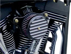 Joker High Performance Air Filter Cleaner Assembly Finned Black