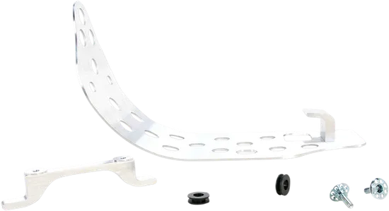 Works MX Aluminum Silver Chassis Belly Skid Plate