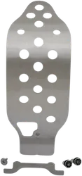 Works MX Aluminum Silver Chassis Belly Skid Plate