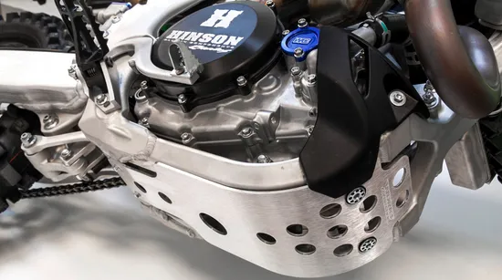 Works MX Aluminum Silver Chassis Belly Skid Plate