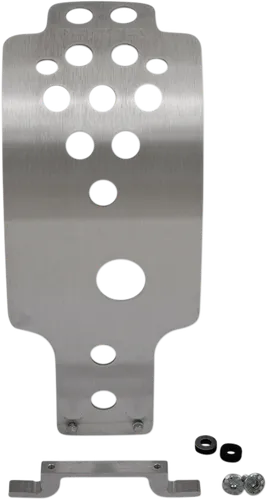 Works MX Aluminum Silver Chassis Belly Skid Plate