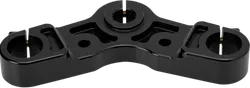Upper Triple Tree Black Anodized Billet Aluminum