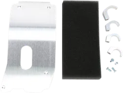 Works MX Aluminum Silver Chassis Belly Skid Plate