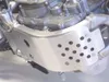 Works MX Aluminum Silver Chassis Belly Skid Plate