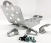 Works MX Aluminum Silver Chassis Belly Skid Plate