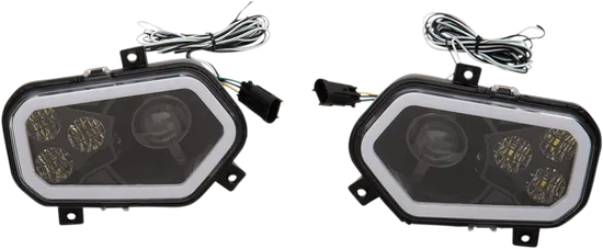 LED Headlight - RZR800/900 - Black