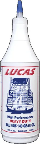 Lucas Heavy Duty High Performance 85W140 Trans Diff Lubricant Lube Gear Oil 1qt