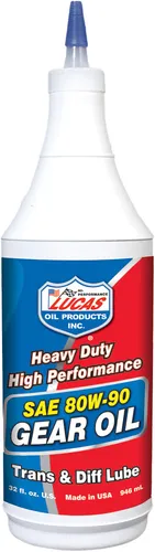 Lucas Heavy Duty High Performance 80W90 Trans Diff Lubricant Lube Gear Oil 1qt