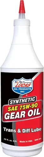 Lucas Synthetic Gear Transmission Oil 75W90 1qt