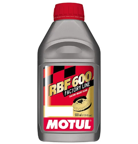 Motul RBF 600 Racing Synthetic Brake Fluid 16.9 Fl Oz 500 ml