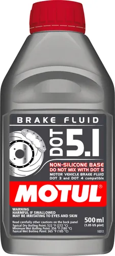 Motul DOT 5.1 Synthetic Brake Fluid 16.9 FL Oz