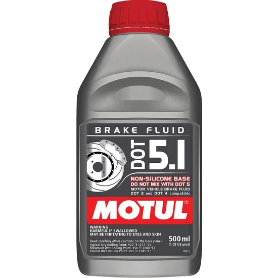 Motul DOT 5.1 Synthetic Brake Fluid 16.9 FL Oz 2