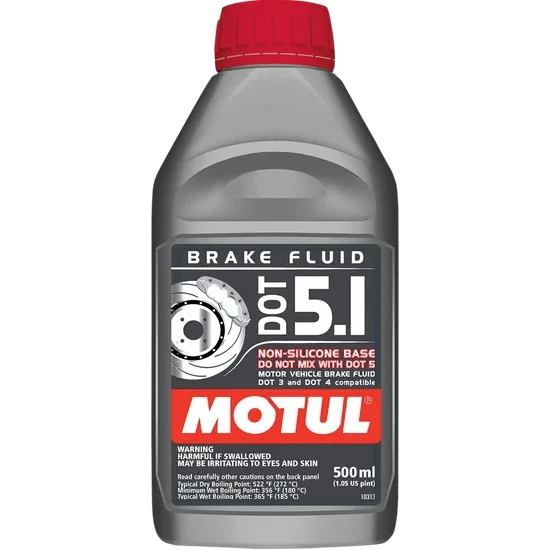 Motul DOT 5.1 Synthetic Brake Fluid 16.9 FL Oz 4