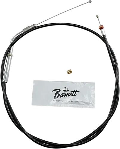 Barnett Black Vinyl Throttle Cable +6