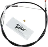 Barnett Black Vinyl Throttle Idle Cable +3in
