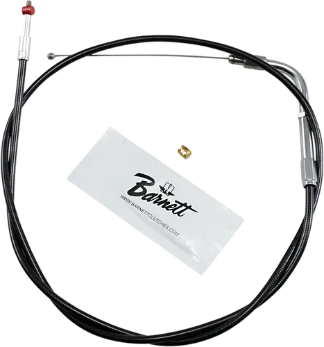Barnett Black Vinyl Throttle Cable +6