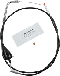 Barnett Black Vinyl Throttle Idle Cable