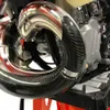 P3 Carbon Fiber FMF Exhaust Head Pipe Guard
