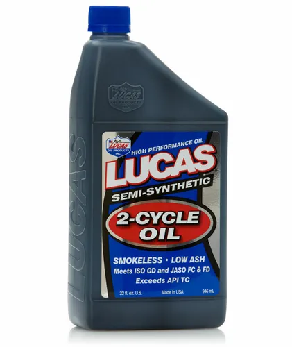 Lucas 2 Cycle Semi Synthetic Motor Engine Oil 1qt