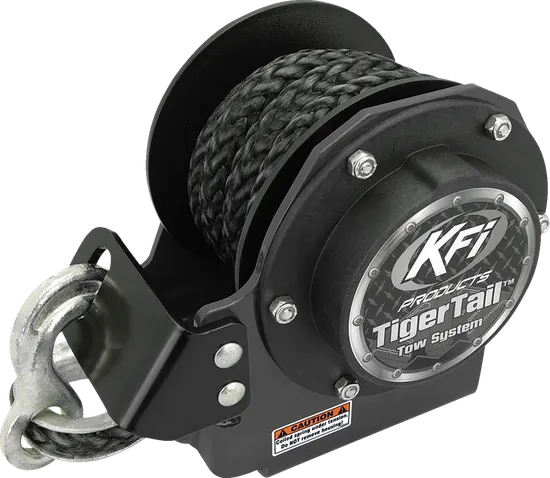 KFI Tiger Tail 12' Retractable Tow System Black 5