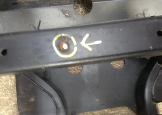 Frame Chassis 2006 Yamaha Rhino 660 YXR660FAH 4x4 Hunter Edition 1171A x