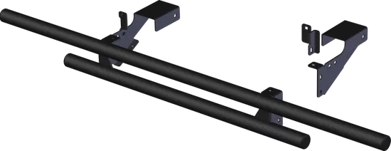 KFI Double Tube Rear Bumper Black