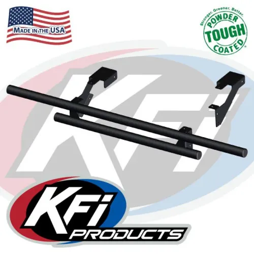 KFI Double Tube Rear Bumper Black