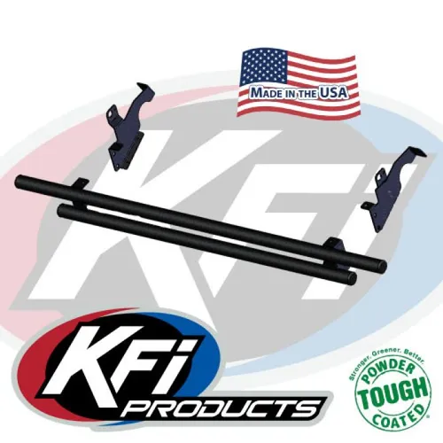 KFI Double Tube Rear Bumper Black