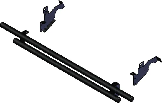 KFI Double Tube Rear Bumper Black