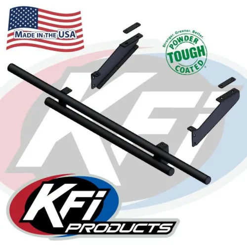 KFI Double Tube Rear Bumper Black
