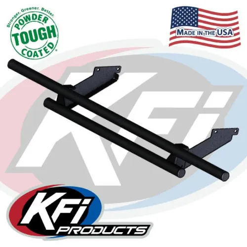 KFI Double Tube Rear Bumper Black