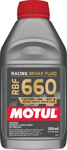 Motul RBF 660 Racing Synthetic Brake Fluid 16.9 Fl Oz 500 ml