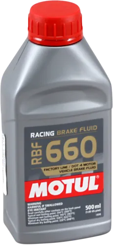 Motul RBF 660 Racing Synthetic Brake Fluid 16.9 Fl Oz 500 ml