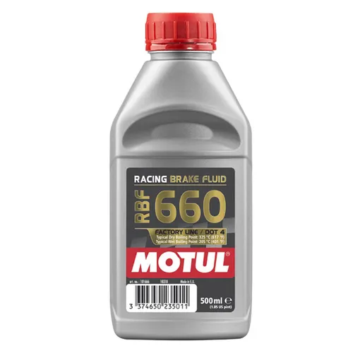 Motul RBF 660 Racing Synthetic Brake Fluid 16.9 Fl Oz 500 ml