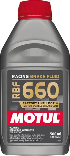 Motul RBF 660 Racing Synthetic Brake Fluid 16.9 Fl Oz 500 ml