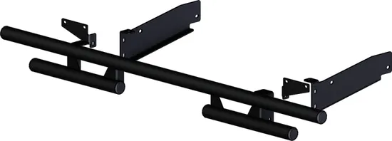 KFI Double Tube Rear Bumper Black