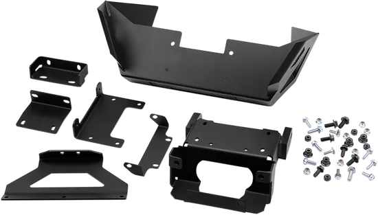 Warn Steel Black Powder Coated Front Bumper 1