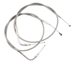 Barnett SS Clear Coated Throttle Cable 35in 130 Deg