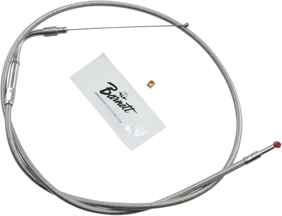 Barnett SS Clear Coated Throttle Cable 37in Plus 6