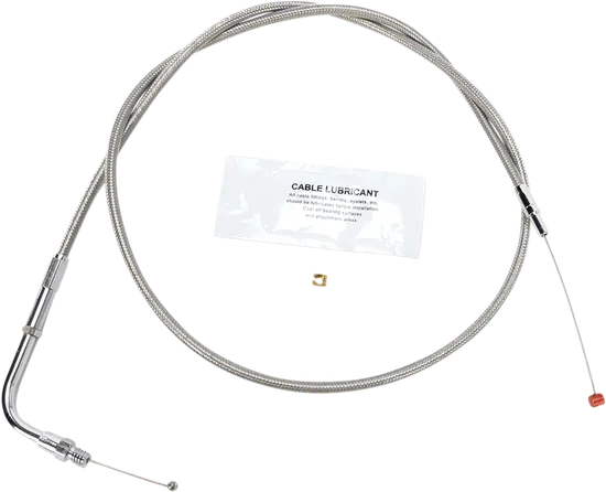 Barnett SS Clear Coated Throttle Cable 38in Plus 6 1